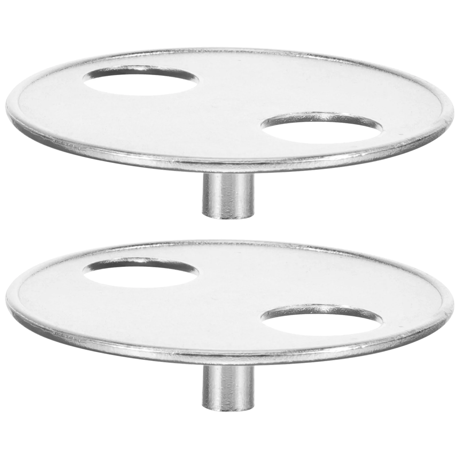 

2 Pcs Music Box Chassis Winding Keys Replacement Floor Jack Handle Accessories Round