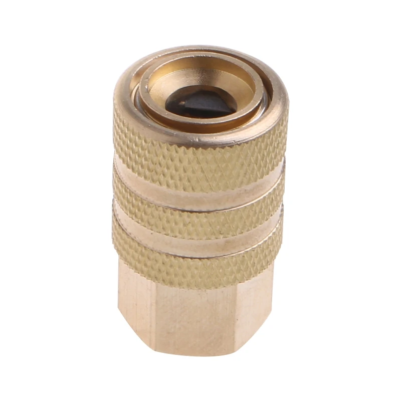 

Car Solid Brass Quick Coupler Set Air Hose Connector Fittings 1/4 NPT Tools Plug F19A