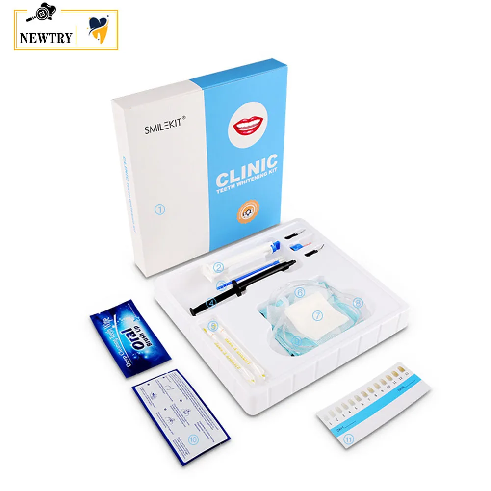 

Dental Gum Dam Protector Gingival Barrier Gel Syringe Clinic Teeth Whitening 35 HP Dual Barrel Gel Tooth Bleaching Whitener Kit