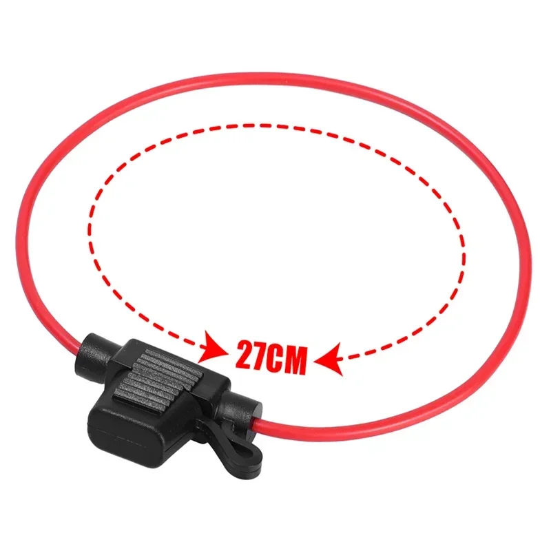 Mini Blade Car Fuse Holder Waterproof Fuse Socket in Line Cutoff Switch Adapter Splash-proof Box Holder 12V 30A fuse holder fuse box holder