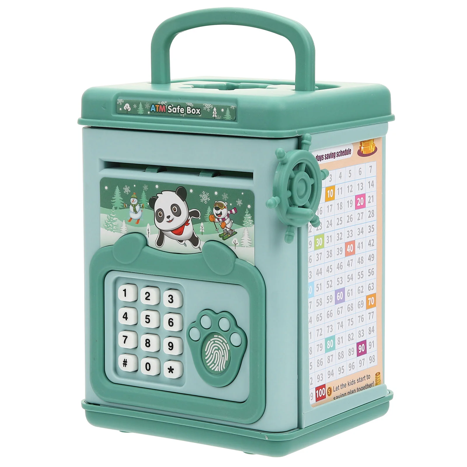 Salvadanaio Animatronic Toys Coin Bank Girls Electronic Piggy Bank Kids Safe Kids Cartoon Saving Pot Boy Toddler Toys