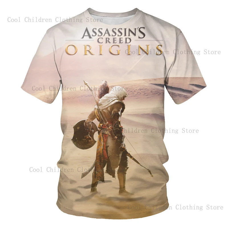 Game Assassin Creed Legends T-shirts 3D Print Men Women Short sleeve O-neck Tshirts Hip Hop streetwear Fashion Casual Top Tee 6
