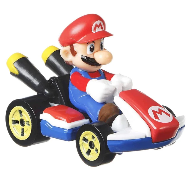 Hot Wheels Mario Kart Characters and Die-Cast Kart Vehicles, Set