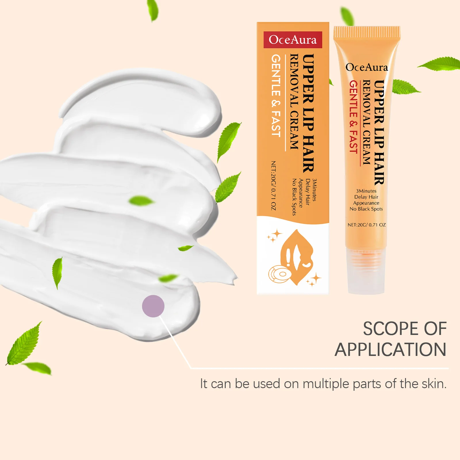 Crema depilatoria delicata per viso e ascelle lenitiva_voghion.com