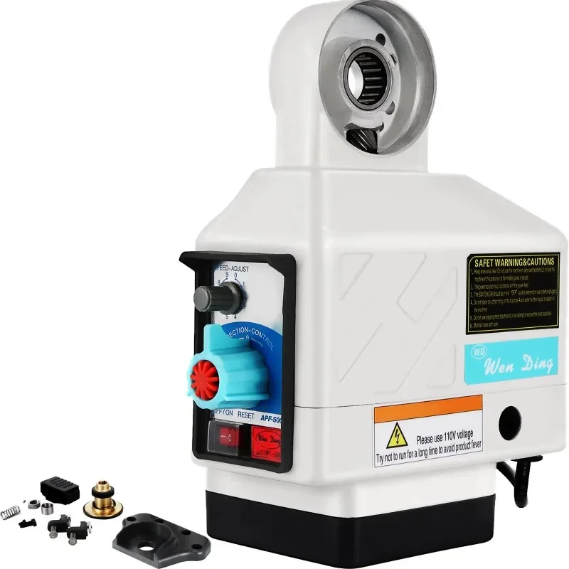 

Power Feed X-Axis 135LBS Torque,Power Table Feed 0-210PRM Rotate Speed,Power Milling Machine APF-500 X-Axis Power Feed Kit