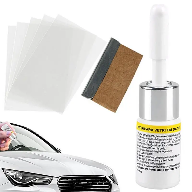 

Windshield Glass Crack Repair Kit Quick And Easy Durable Resin Based Tool Easy To Use Easily Carry Light In Weight Accessories