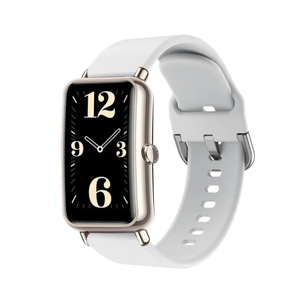 Sport Silicone Bracelet Band, 16mm 18mm, Adjustable Wristband Strap
