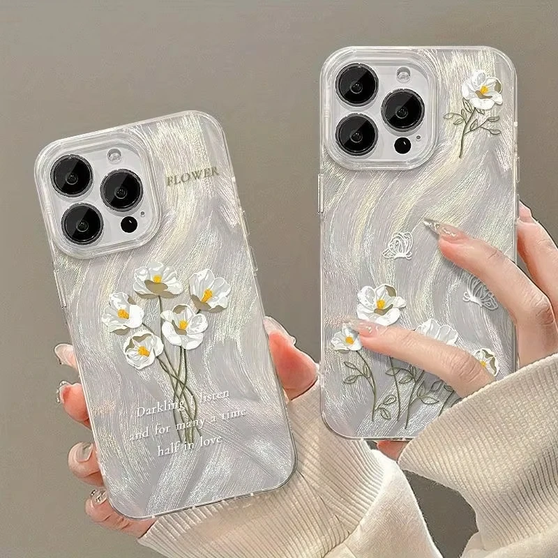 Elegant Floral Artistry Phone Case - Luxury Fresh Design Cover