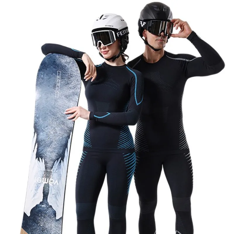 Thermal Underwear Set Men Women Quick Dry Ski Base Layer for Winter Sports