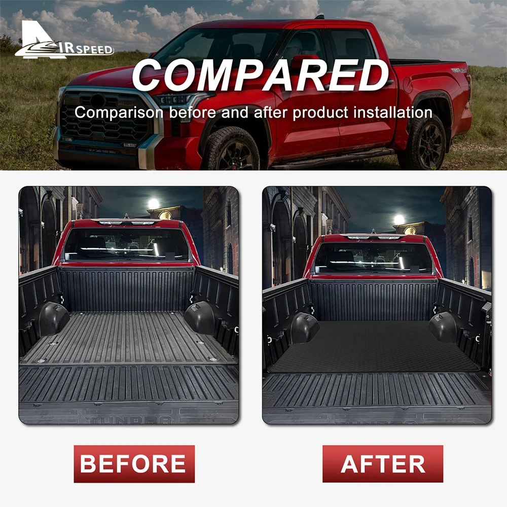 

Подходит для Toyota Tundra 2022 2023, кожаный коврик для багажника автомобиля, аксессуары, защитный коврик, легко и нескользящий коврик для удаления мойки
