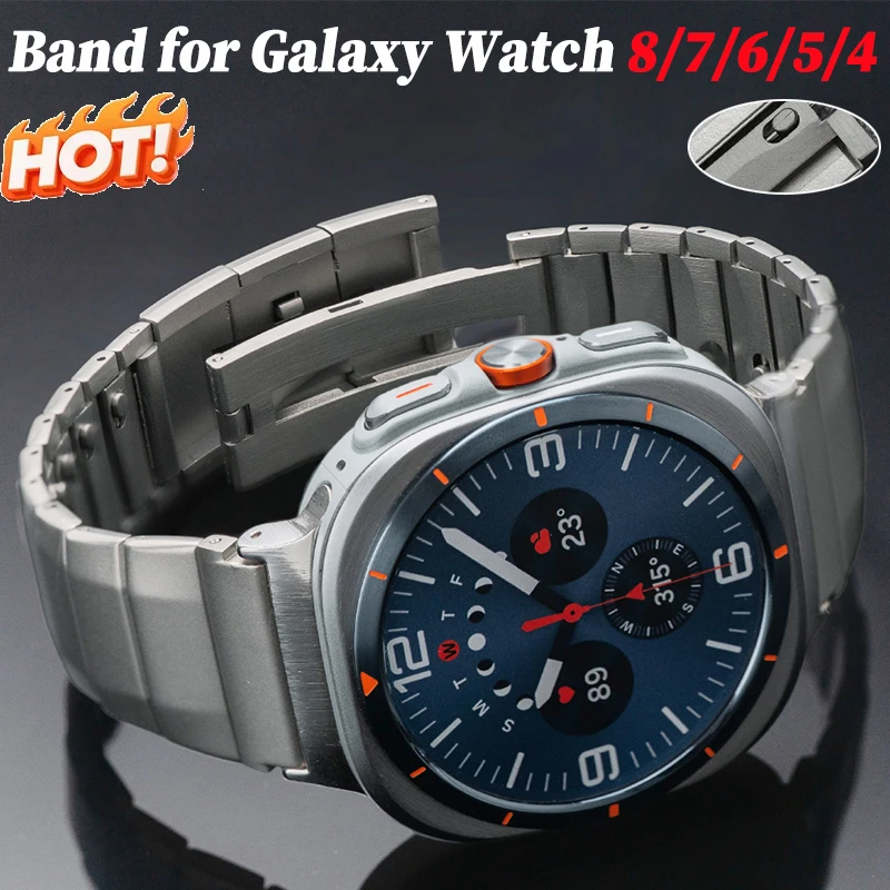 Premium Stainless Steel Smartwatch Band - Elegant and Durable Wrist Strap