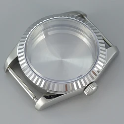 Elegant 36mm/39mm Sapphire Glass Waterproof Watch Case for Custom Mods - Women's Edition (Silvery 8)