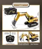 1:24 Remote Control Excavator Children's Simulation Model Engineering Car  Toy Crane Mixer Truck Excavator New In Christmas Gift 6