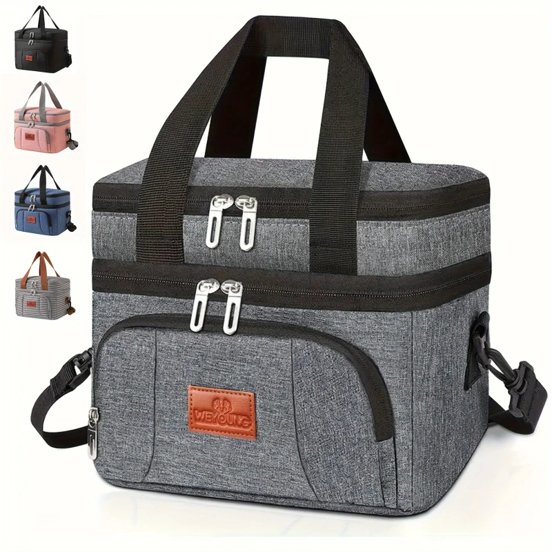 large-capacity-double-layer-crosbody-lunch-bags-thermal-insulation-picnic-food-beverage-bag-outdoor-ice-bag-travel-storage-bags