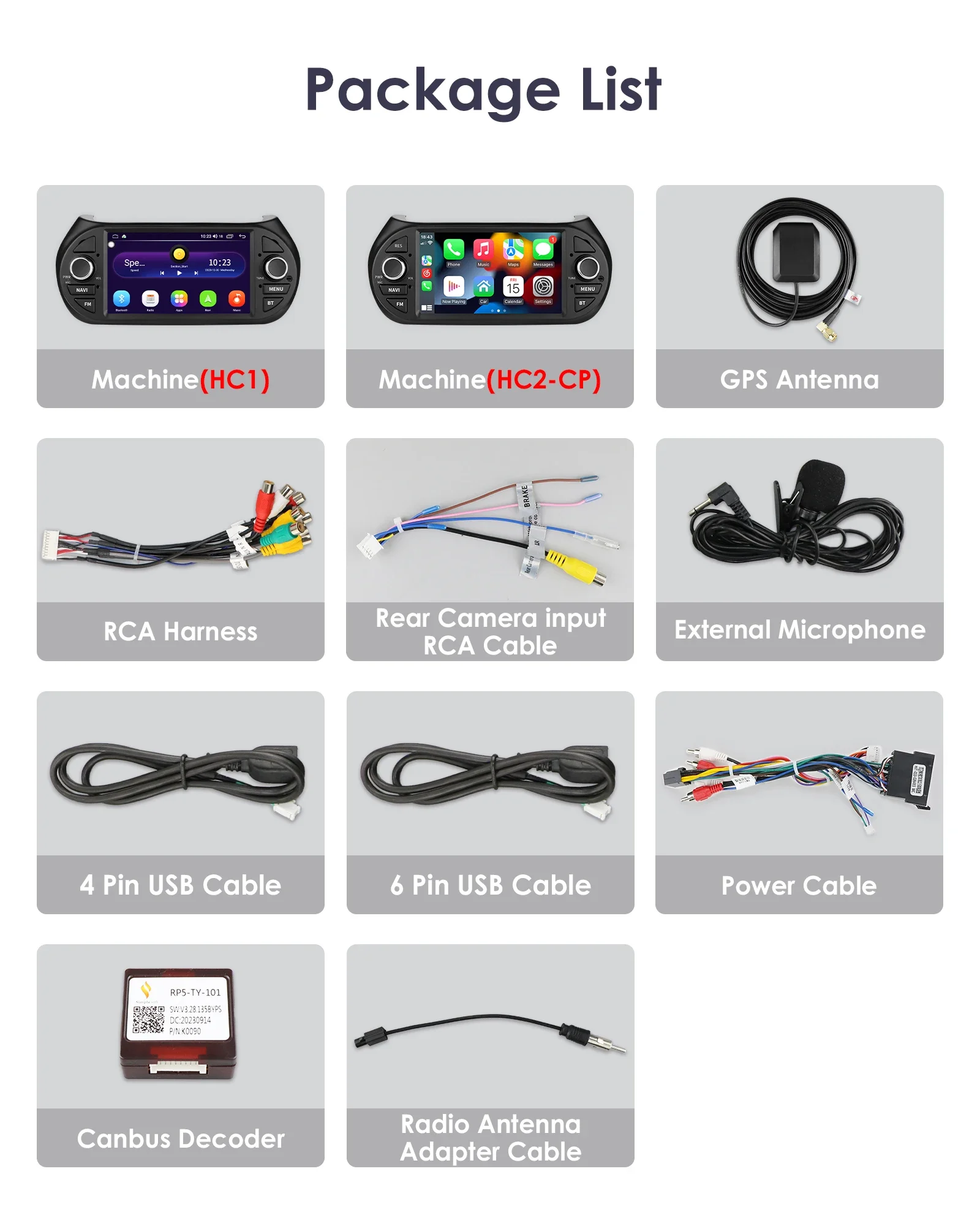 7" Ossuret Android Auto Car Radio for Fiat Fiorino Qubo Peugeot Bipper Citroen Nemo Multimedia Navi GPS RDS DSP CarPlay BT 4G