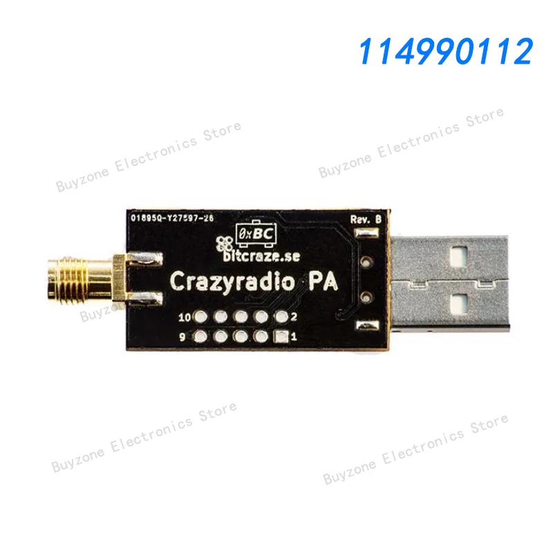 

114990112 Crazyradio PA - long range 2.4Ghz USB radio dongle with antenna
