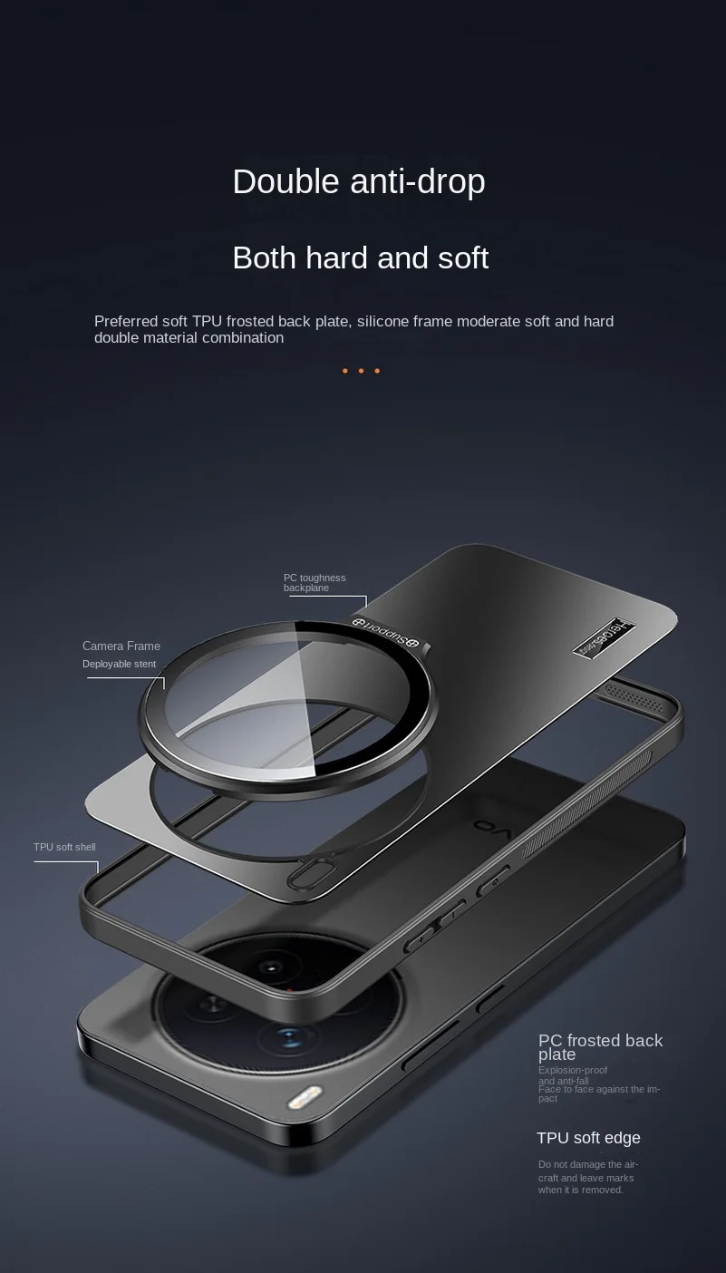 Fully Enveloped Retractable Glass Lens Holder Protective Acrylic Case