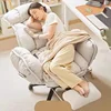 Footrest Wheels Office Chair Kids Velvet Reading Cheap Backrest Student Relaxing Office Chair Throne Muebles Home Furniture 4