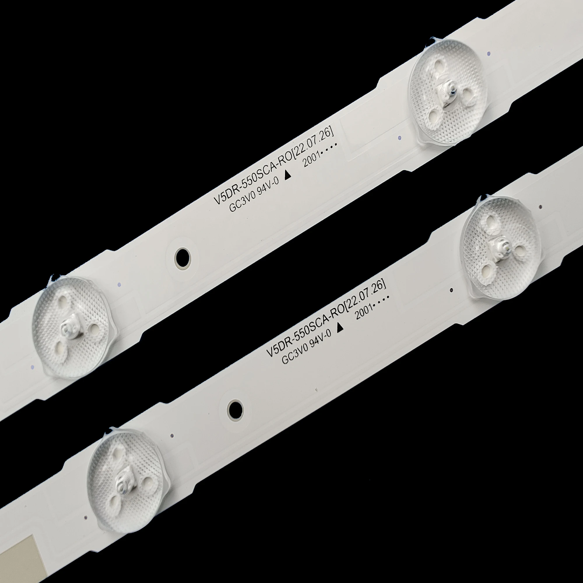 Led Backlight Strip 14 Lâmpada para Samsung 55 Tevê Ua55js7200 Ue55ju6872 Ue55ju6800 Bn9638481a Ue55ju6872u Ue55ju687250 Un55js7250 - Imagem 5