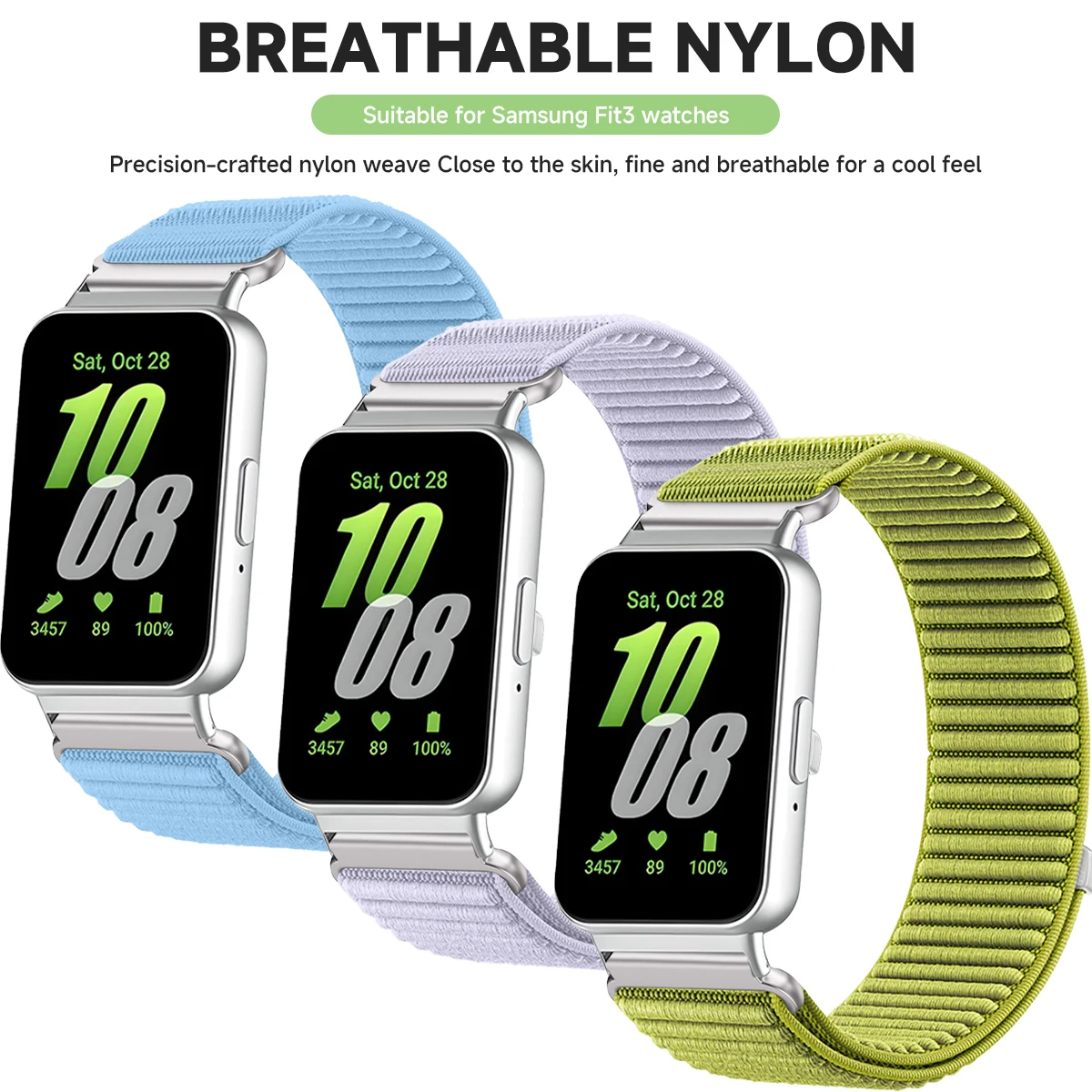 Adjustable Breathable Nylon Sports Strap