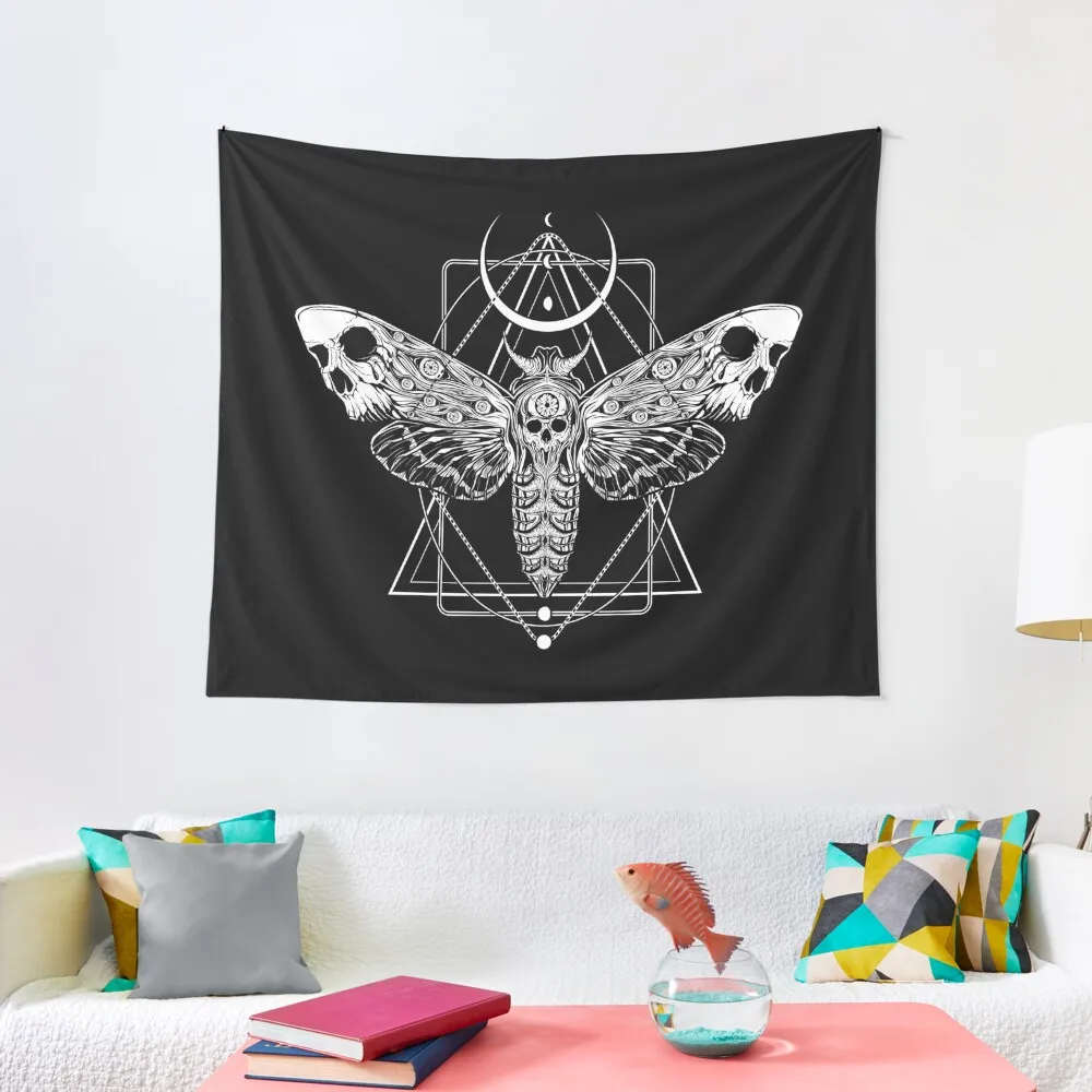 

Surreal Death Moth Tapestry Decoration for bedroom room decorator