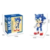Cartoon Sonic Building Blocks Action Figure Cartoon Sonic Toy Bricks Assemble Educational Kid Toys Birthday Gift 2