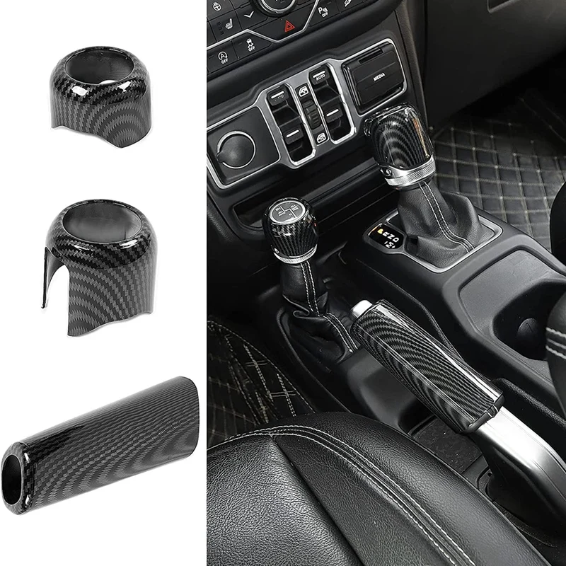 

Чехол для ручки переключения передач для Jeep Wrangler JL JLU 2018-2022