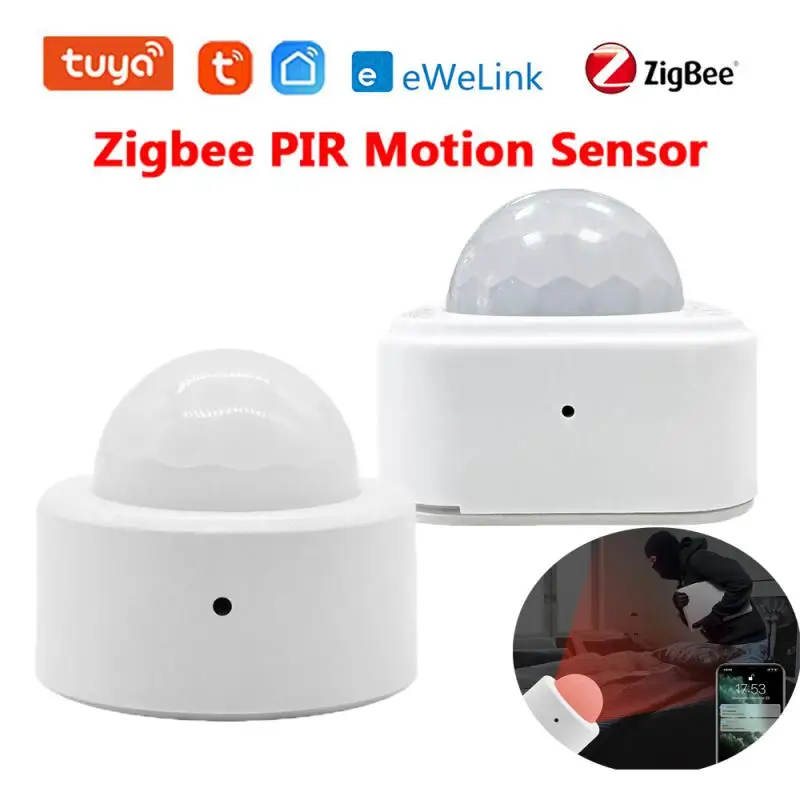 

Tuya/eWelink Zigbee PIR Motion Sensor Smart Human Body Movement Detector Mini Infrared Detector Home Security For Smart Life