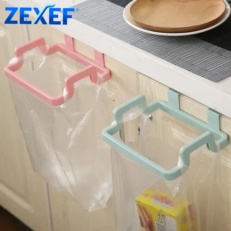 Hanging Trash Bag Rack Garbage Bag Rack Rubbish Storage Holder Kitchen Gadgets Portable Cabinet Trash