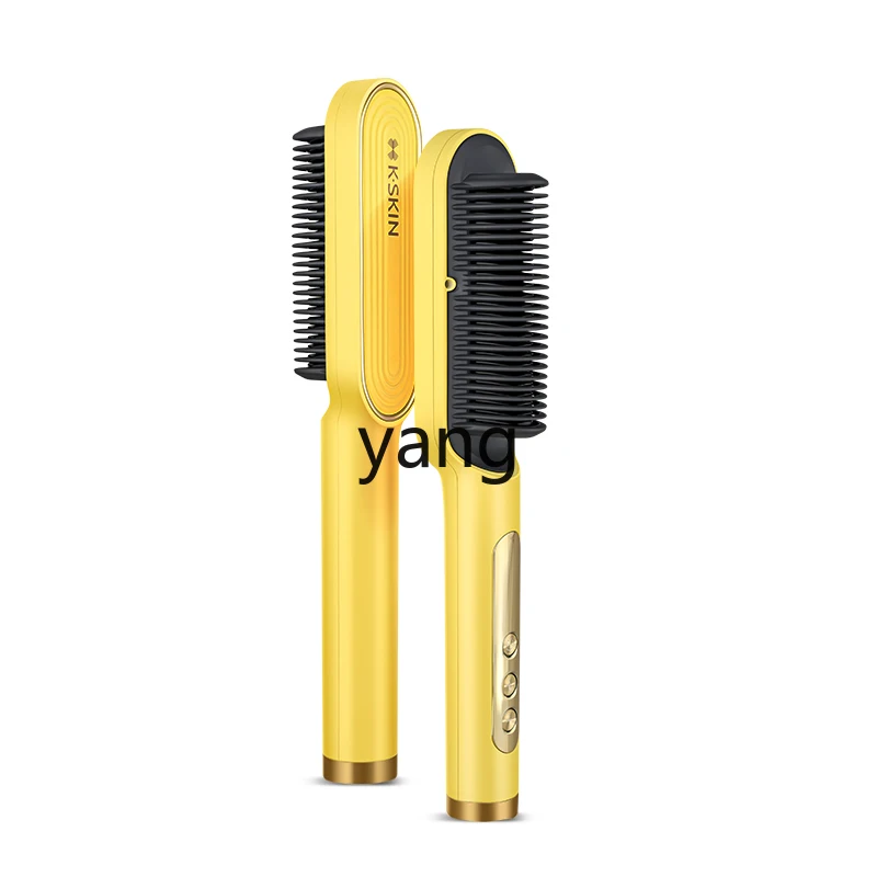 L'm'm Anion Straight Comb Hair Curler Dual-Use Inner Buckle Does Not Hurt the Power Generation Plywood