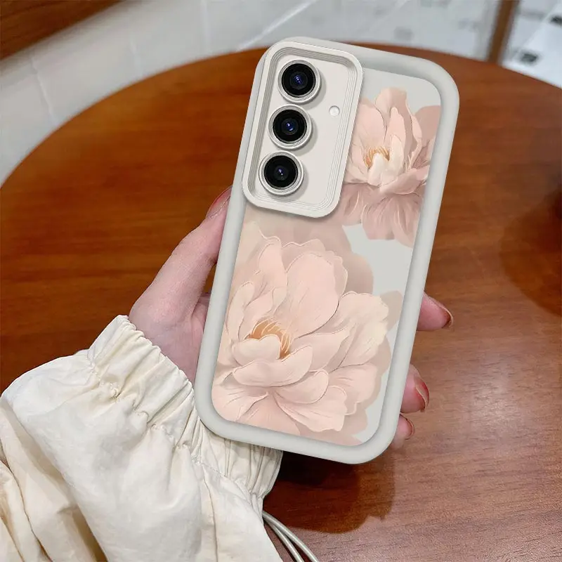 Vibrant Giant Flowers Sky Eye Phone Case Cover