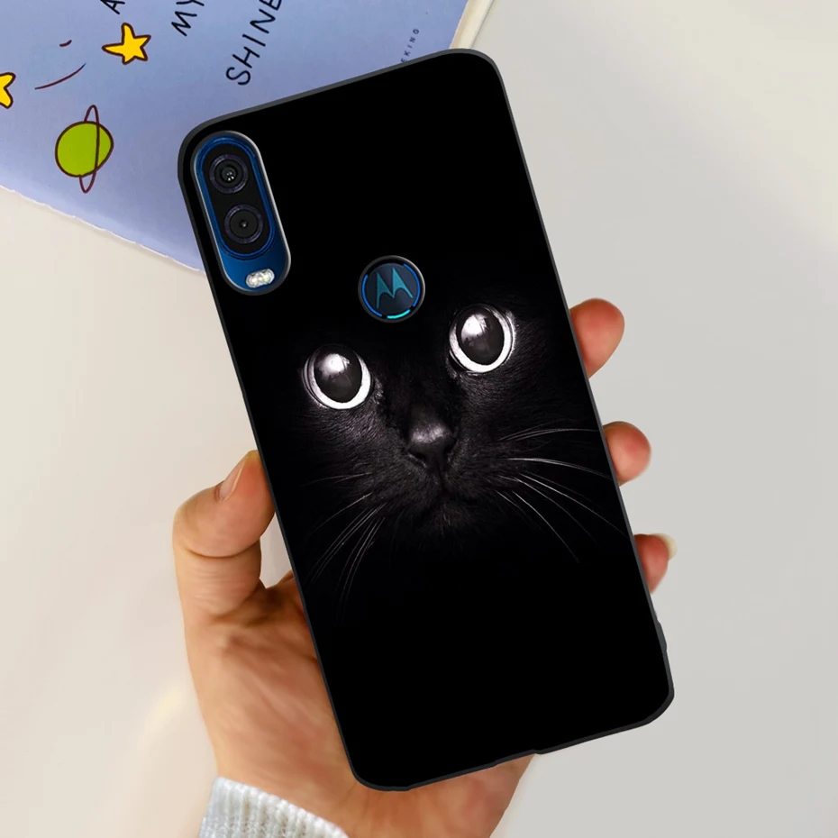 Cute Flower Cat Painted Soft Silicone Phone Case Cover