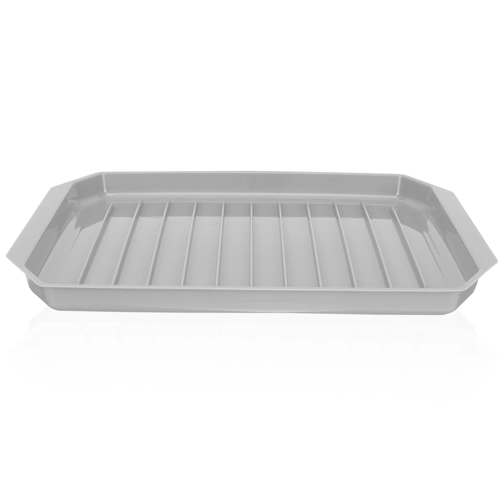 

Bacon Tray Oven Grill Microwave Cooker Baking Pan Plastic Cooking Utensils Kitchen Bakeware Plate