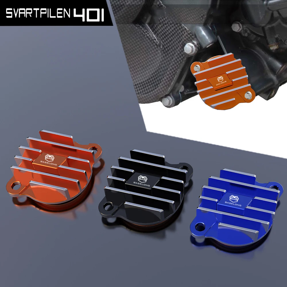 

For Husqvarna 250 SVARTPILEN 250Svartpilen 2020-2023 2022 2021 Motorcycle CNC Alumiunm Engine Oil Filter Guard Cover Cap Plug