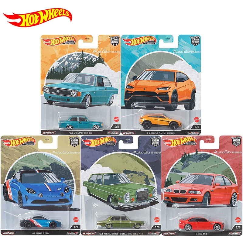 

Original Hot Wheels Premium Car Culture Auto Strasse Diecast 1:64 Vioture BMW M3 Lamborghini Urus Kid Boy Toys for Children Gift