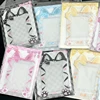 New Ins Cute Cat Ribbon PVC Photocard Holder Kpop Photo Card Holder Bag Pendant Korean Stationery Gifts 3