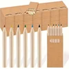 36/12pcs 8.8CM Mini Colored Pencil Kawaii Kids Children Small Draw Pen Cute Wooden Colored Pencil Set for School Supplies Gift 4