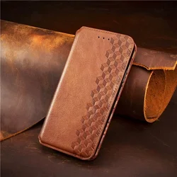 Magnetic Leather Card Wallet Flip Case for OnePlus Turbo 6V (Brown)