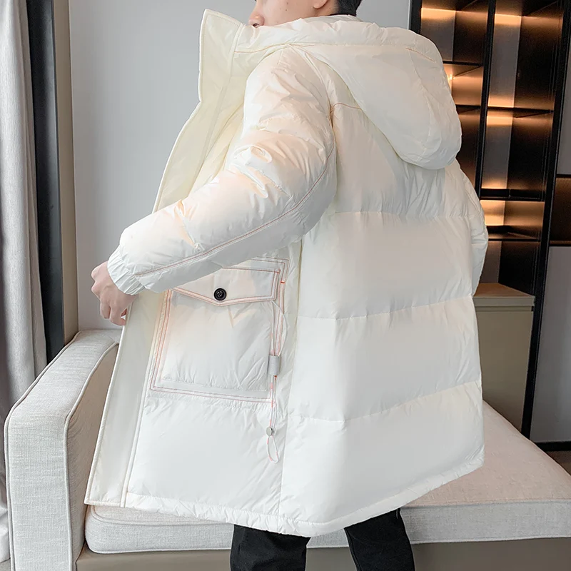 

Высококачественная светильник куртка-пуховик для пары; Теплая зимняя Новинка; Модные однотонные пальто с капюшоном для подростков; Прямая поставка