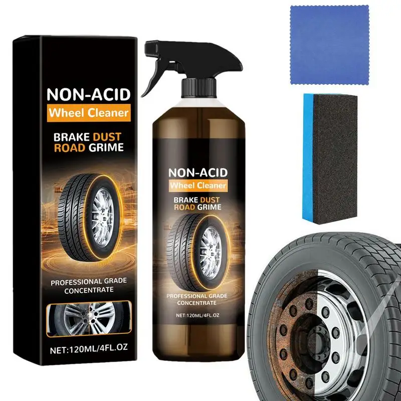 

Car Wheel Cleaner Kit Polishing Shine Cleaning Kit For Auto Deep Cleaning Tire Maintenance Tool For Mini Cars Trucks SUVs Sedans