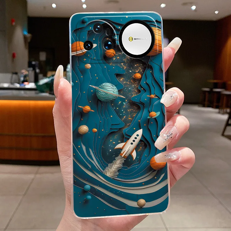 Clear Luxury Fashion Butterfly Flowers Soft TPU Phone Case