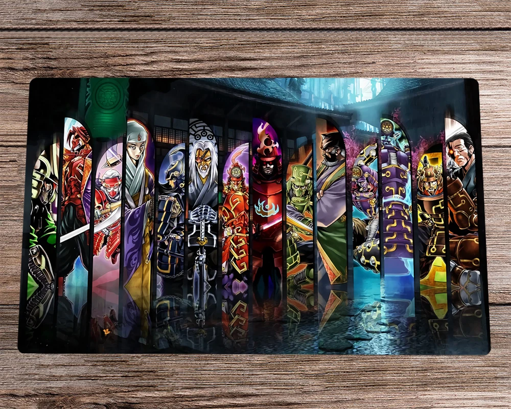 遊戯王プレイマットシックスサムライデッキ取引カードゲーム