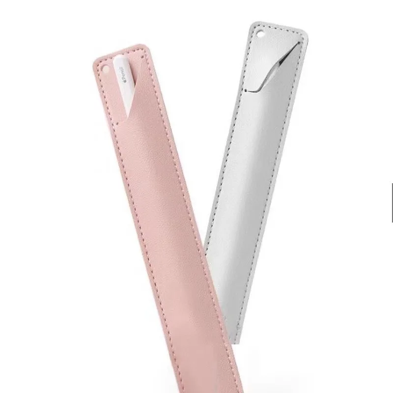 

Stylus Pen Cover For IPad Apple Pencil Case Holder Soft Leather Anti-scroll Pouch Cap Nib Cover Tablet Touch Pen Protective Case