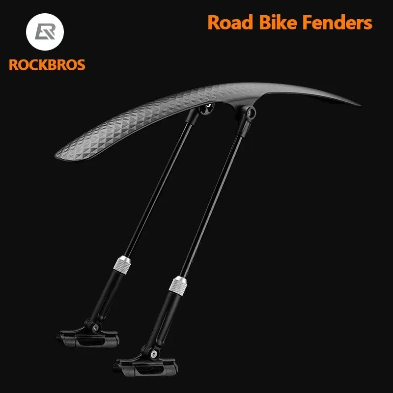 ROCKBROS Bike Fender Mudguard Road Bike 700C Front Rear Tire Bicycle Protector Mud Guards Cycling Mud Flaps Parts bicycle fender 1/2PCS