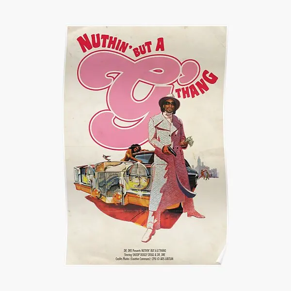 

G Thang Poster Funny Decor Decoration Vintage Mural Painting Picture Modern Print Room Wall Art Home No Frame