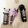 60cm Horror Goth Plush Animal Rabbit Panda Soft Toy Cute Body Pillow Halloween Party Decor Funny Gift For Girl Boy 1
