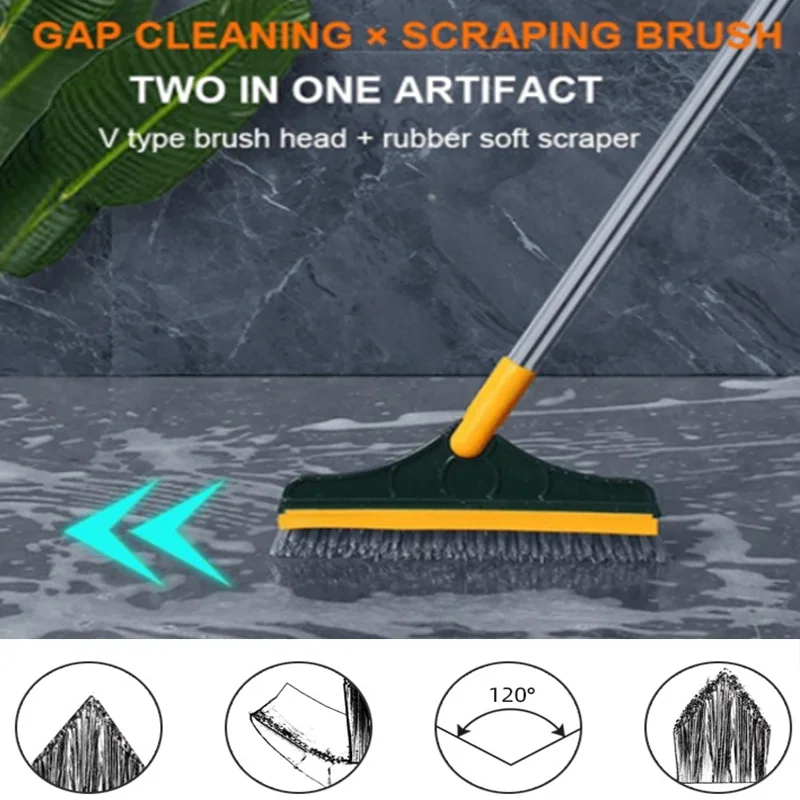 1 Pièce/3 Pièces Brosse De Baignoire Amovible, Brosse Murale  Multifonctionnelle Pour Carrelage Mural, Avec Tête