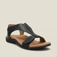 Offres spéciales femmes sandales chaussures à bout ouvert doux en plein air femmes sandales de plage mode chaussures légères décontractées grande taille sandales à talons compensés 2