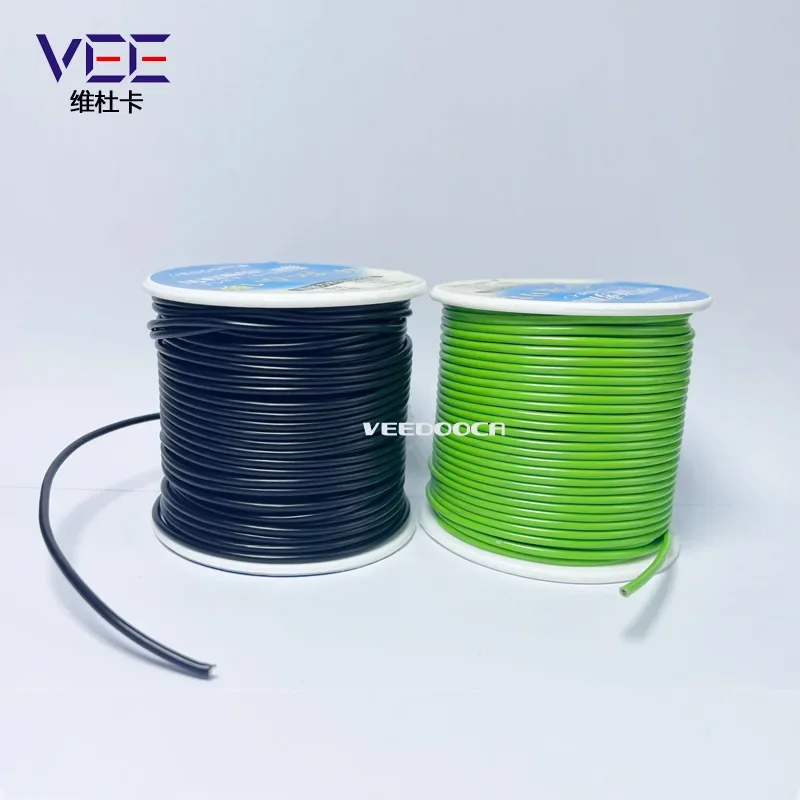 Visible Fishing Line Four Core Bright Leather Black Leather Line 1.0~1.8 Fish Durable Monofilament Fishing