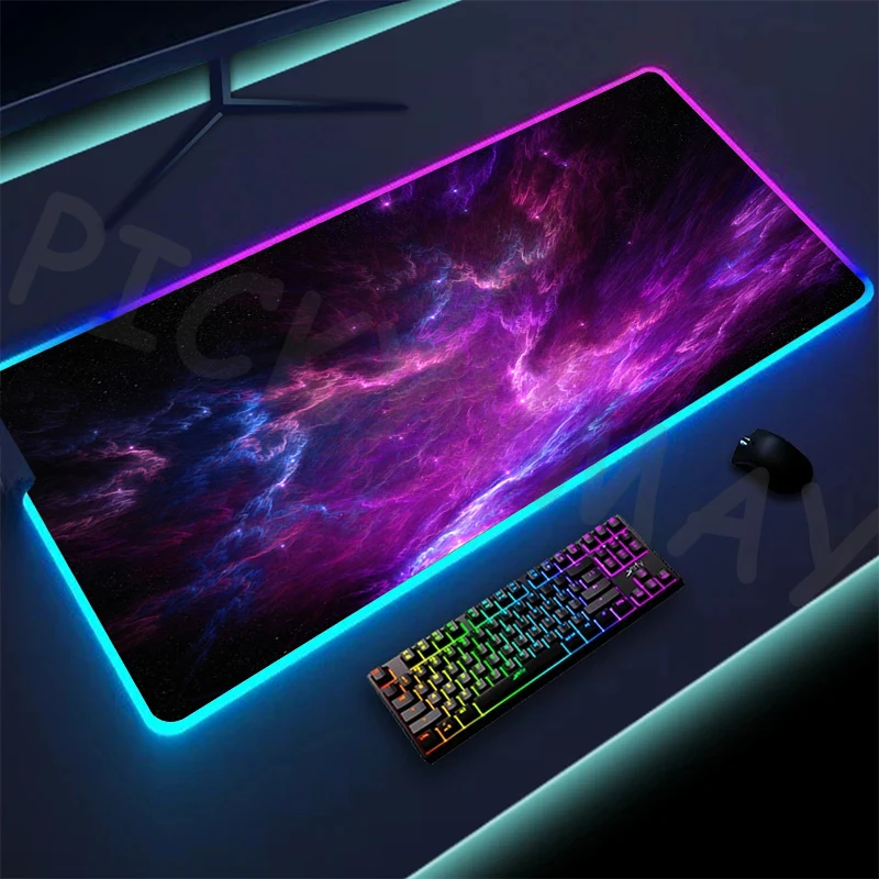 Natec Universe Maxi Tappetino Per Mouse – 40x80 Cm – Impermeabile – Base In Gomma Antiscivolo